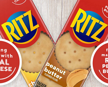 RITZ Creamy Cheese and Peanut Butter Variety Pack, 8 – Packs (6 Boxes) Only $9.15 Shipped!