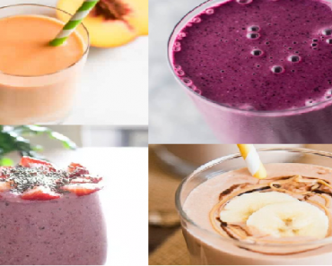 4 Easy & Healthy Breakfast Smoothie Recipes (Great Summer Snack!)