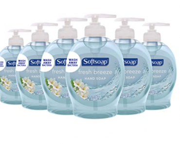 Hurry! Softsoap Liquid Hand Soap, Fresh Breeze (Pack of 6) Only $3.55 Shipped! That’s Only $0.59 Each!