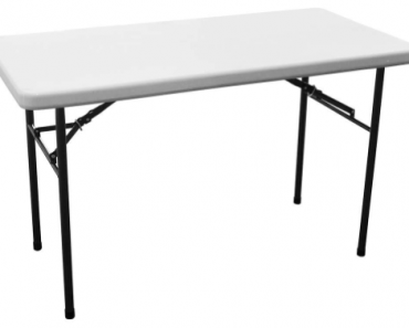 Living Accents 29-1/4 H X 24 W X 48 L Rectangular Folding Table Only $24.99!