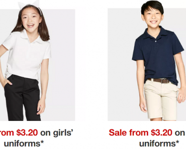 Target: Boys & Girls Uniforms on Sale Starting at Only $3.20 Each!