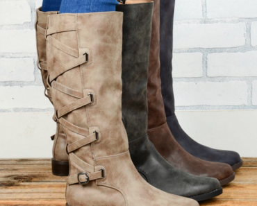 Lace-Up Detail Riding Boot | Wide Options Only $48.99 Shipped! (Reg. $100)
