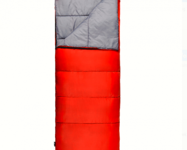 Ozark Trail 50-Degree Warm Weather Red Sleeping Bag Only $9.97!