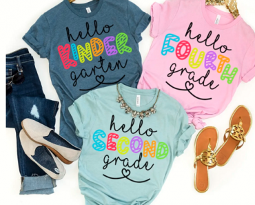 Hello Grade Level Tees Only $14.99!
