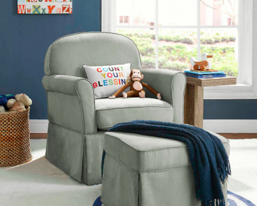 Baby Relax Evan Swivel Glider and Ottoman Only $190! (Reg. $339)