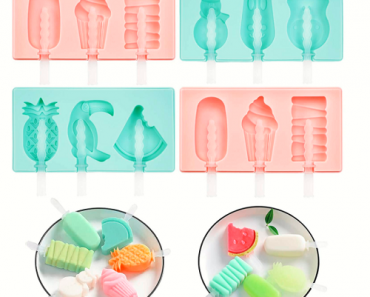Silicone Popsicle Molds -4 Pack Only $9.99 w/ code! (Reg. $20)