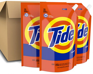 Tide Liquid Laundry Detergent Soap Pouches, High Efficiency (HE), Original Scent, 93 Total Loads (Pack of 3) Only $11.69 Shipped! (Reg. $22)
