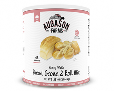 Augason Farms Honey White Bread Scone & Roll Mix – No. 10 Can – Just $7.62!