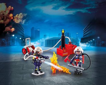 PLAYMOBIL 40 Piece Firefighters with Water Pump – Only $11.45!