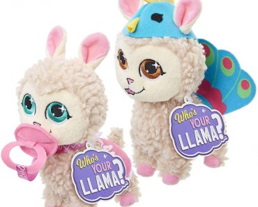 Who’s Your Llama Collectible Plush Friends, Peacock & Baby Llama – Only $9.19!