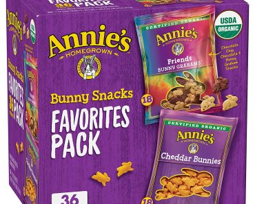 Annie’s Organic Snack Variety Pack (36 Count) – Only $8.91!