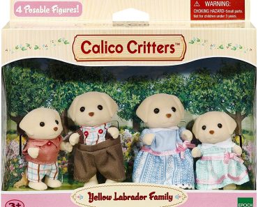 Calico Critters Yellow Labrador Family Set – Only $9.99!