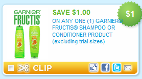 Printable Coupons: Garnier Fructis, Crayola Products, V8 Products + More