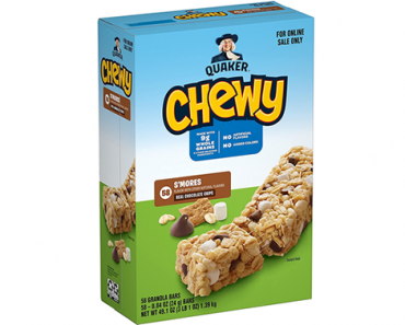 Quaker Chewy Granola Bars, Smores, 58 Bars – Just $6.33!
