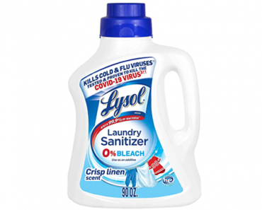 Lysol Laundry Sanitizer Additive, Crisp Linen, 90oz – Just $5.49!
