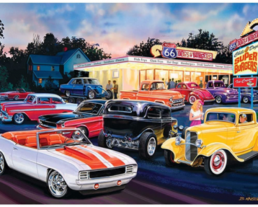 MasterPieces Cruisin’ Route 66 – Dogs & Burgers – 1000 Piece Puzzles Collection – Just $7.97!