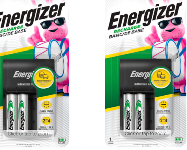 Energizer – Recharge Basic NiMH AA/AAA Charger Only $5.49! (Reg. $10.49)