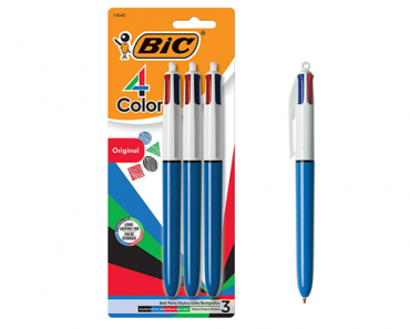 BIC 4-Color Ballpoint Pen – 3-Count – Just $3.56! Today only!