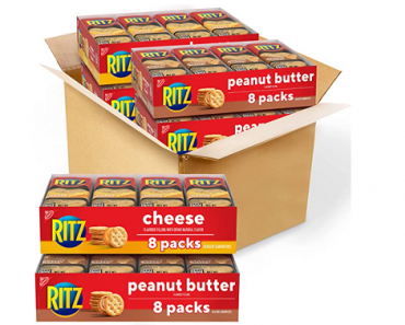 Ritz Creamy Cheese and Peanut Butter, Variety Pack, 32 Snack Packs Only $12.15 Shipped!