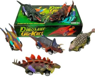 Dinosaur Toy Pull Back Cars 6 Pack Only $10.39!