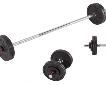 110lb Adjustable Weight Training Dumbbell and Barbell Kit Only $199.00 Shipped! (Reg $249)