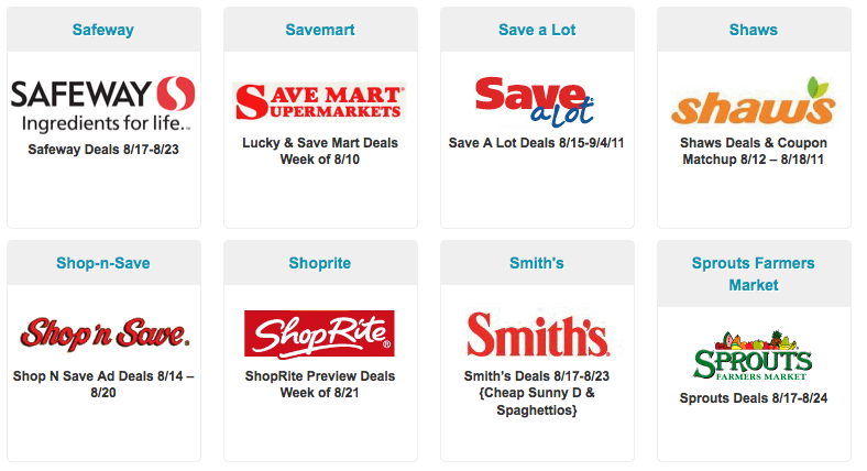 Grocery Store Deals and Coupon Match Ups Roundup: Acme Market, Dominick’s, Stop N Shop, Vons + More