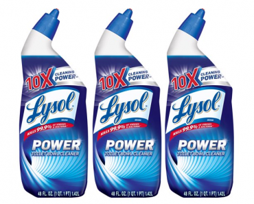 Lysol Power Toilet Bowl Cleaner 3 Pack Only $4.97! (only $1.66 Each!)
