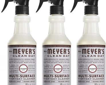 Mrs. Meyer’s Clean Day Multi-Surface Cleaner Spray, Lavender – Pack of 3 – Just $7.58 Shipped!