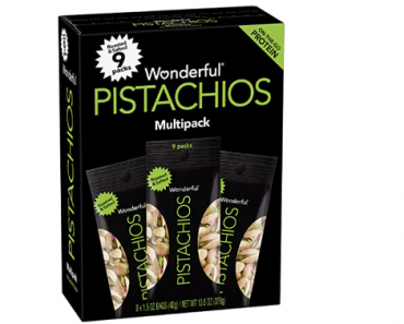 Wonderful Pistachios, Roasted and Salted Nuts, 1.5 Ounce Bag (Pack of 9) Only $6.59!