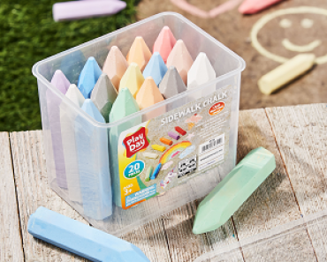 Play Day Sidewalk Chalk 20 Count Only $.10 at Walmart!