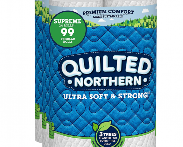 Quilted Northern Ultra Plush Toilet Paper, 24 Supreme Rolls = 105 Regular Rolls Only $19.82 Shipped!
