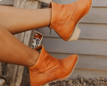 Kick Your Feet Up Leather Bootie (Multiple Colors) Only $36.99 Shipped! (Reg. $169.99)