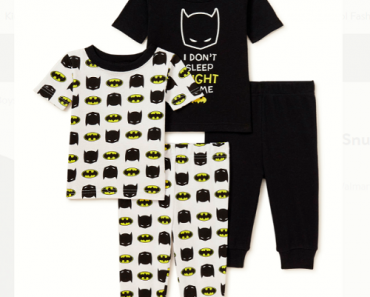 Baby Boys 4-Piece Pajama Set – Batman, Monsters Inc or Mickey Mouse Only $6.99! (Reg. $15.76)