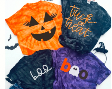 Trendy Tie-Dye Halloween Tees | Adults & Kids Only $16.99! (Reg. $30)