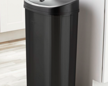 Mainstays 13.2-Gallon Motion Sensor Stainless Steel Trash Can Only $34.98!