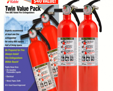 Kidde Home Fire Extinguisher 2-Pack Only $29.97 Shipped!