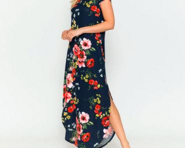 Floral Maxi Dress (Multiple Colors) Only $15.99 + FREE Shipping! (Reg. $42.99)