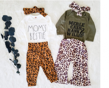 Animal Print Baby & Toddler Sets Only $16.99 Shipped!