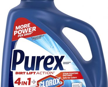 Purex Liquid Laundry Detergent Plus Clorox, Original Fresh, 128 Fl Oz – Only $5!