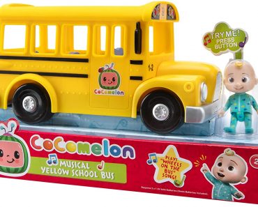 CoComelon Official Musical Yellow School Bus – Only $14.99!