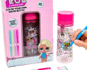 L.O.L. Surprise! Color Your Own Water Bottle – Only $5!