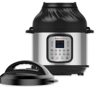 Instant Pot, 6-Quart Duo Crisp, Air Fryer+ Multi-Use Small Pressure Cooker Only $80.14 Shipped! (Reg. $150)