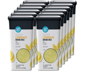 Amazon Brand Happy Belly Drink, Lemonade, 72 Total Packets – Just $20.39!