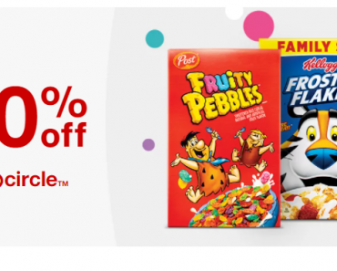 Target: Take an Extra 20% off Cereal with Target Circle!
