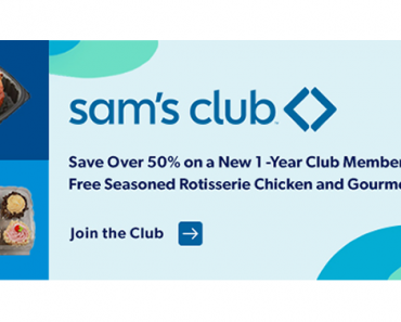 Get 50% off a Sam’s Club 1-Year New Membership + Free Seasoned Rotisserie Chicken and Free Gourmet Cupcakes! Just $19.99!