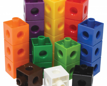 Education Linking Cubes (Great Math Learning/Playing) Set of 100 Only $7.91!