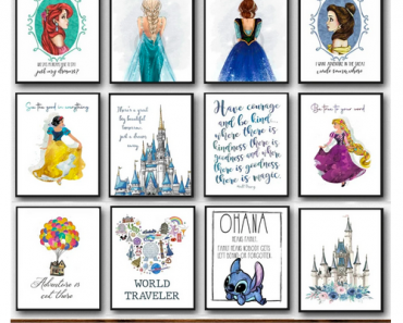 Large Enchanted Wishes Inspo Prints Only $3.77!