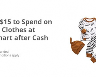 Awesome Freebie! Get a FREE $15 to spend on Baby Clothes at Walmart from TopCashBack!