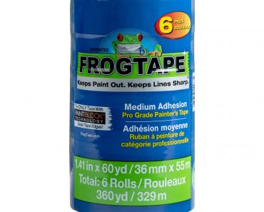 FrogTape Pro Grade Painter’s Tape, 6-Rolls $18.98! (Reg. $43)