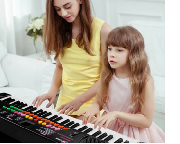 Costway 54 Keys Music Electronic Kids’ Keyboard W/Mic & Adapter Only $39.99 Shipped! (Reg. $66)